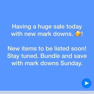 Mark down Sunday. Having a huge Sunday sale